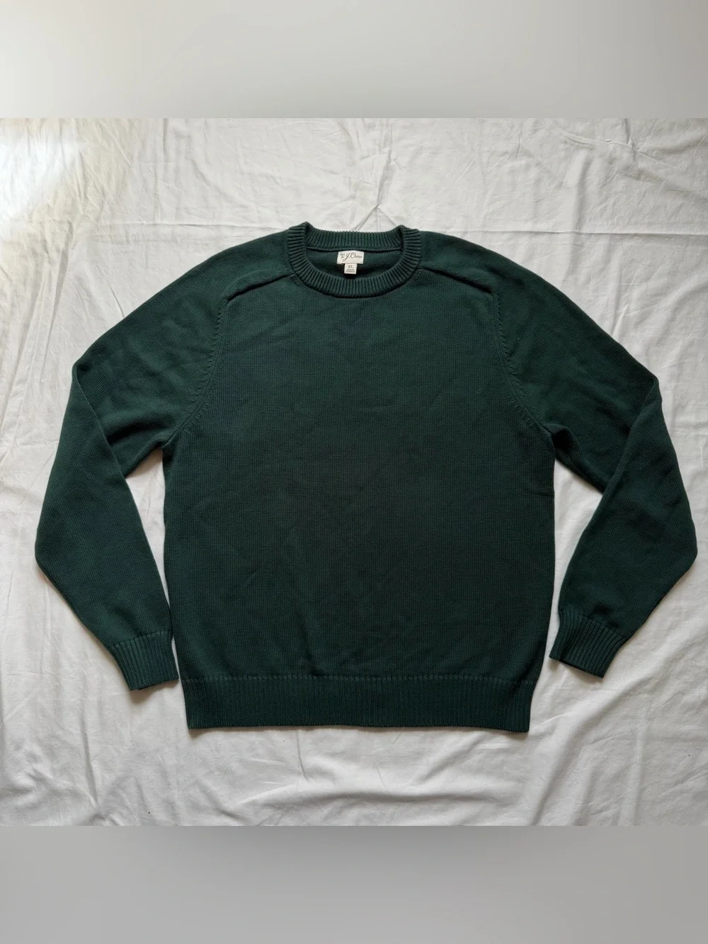 J Crew Heritage Cotton Crewneck Sweater